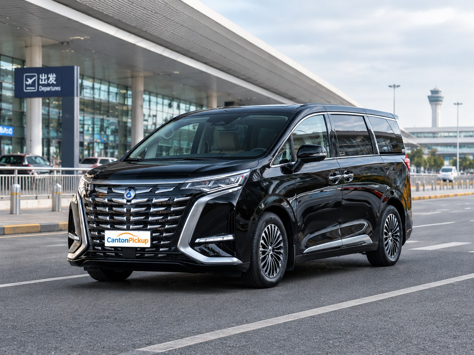 Denza D9 — private driver vehicle in Guangzhou and Foshan